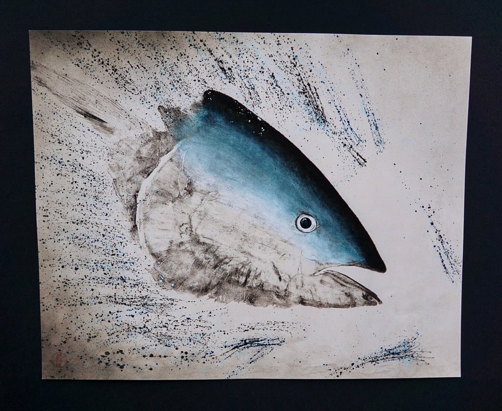 Tuna Busting 16x20"